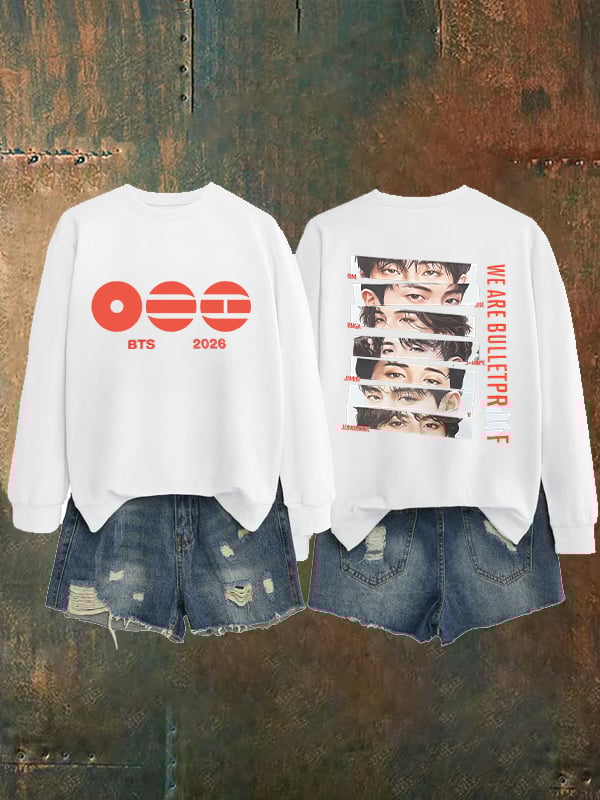 Women's K-pop Print Sweatshirt