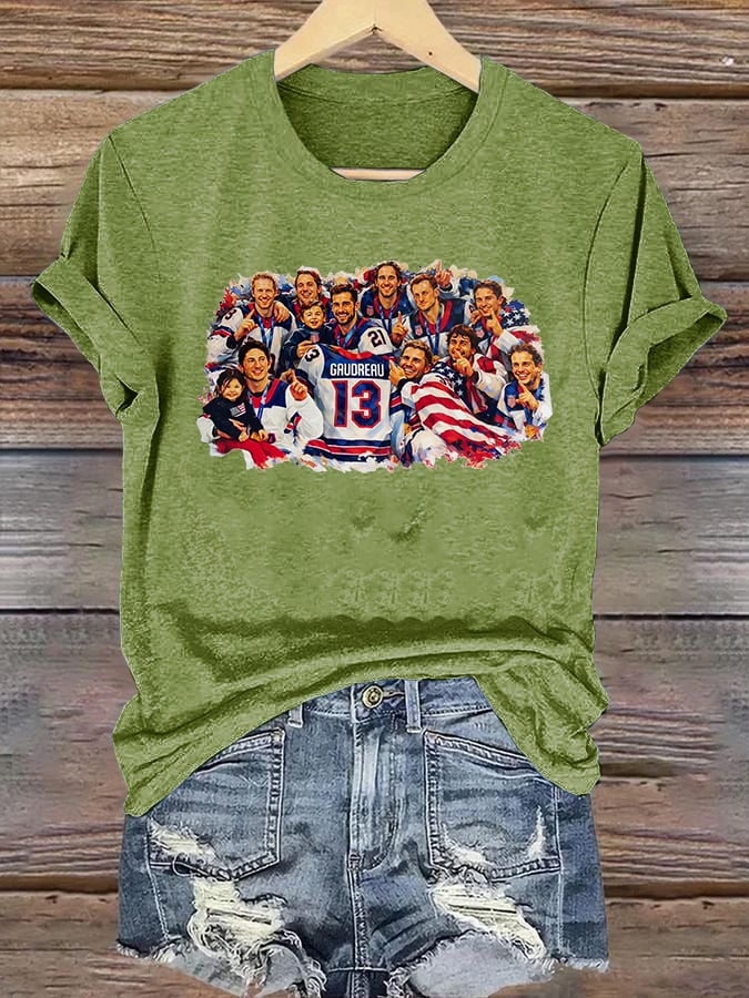 Women's  Funny Character Print T-Shirt