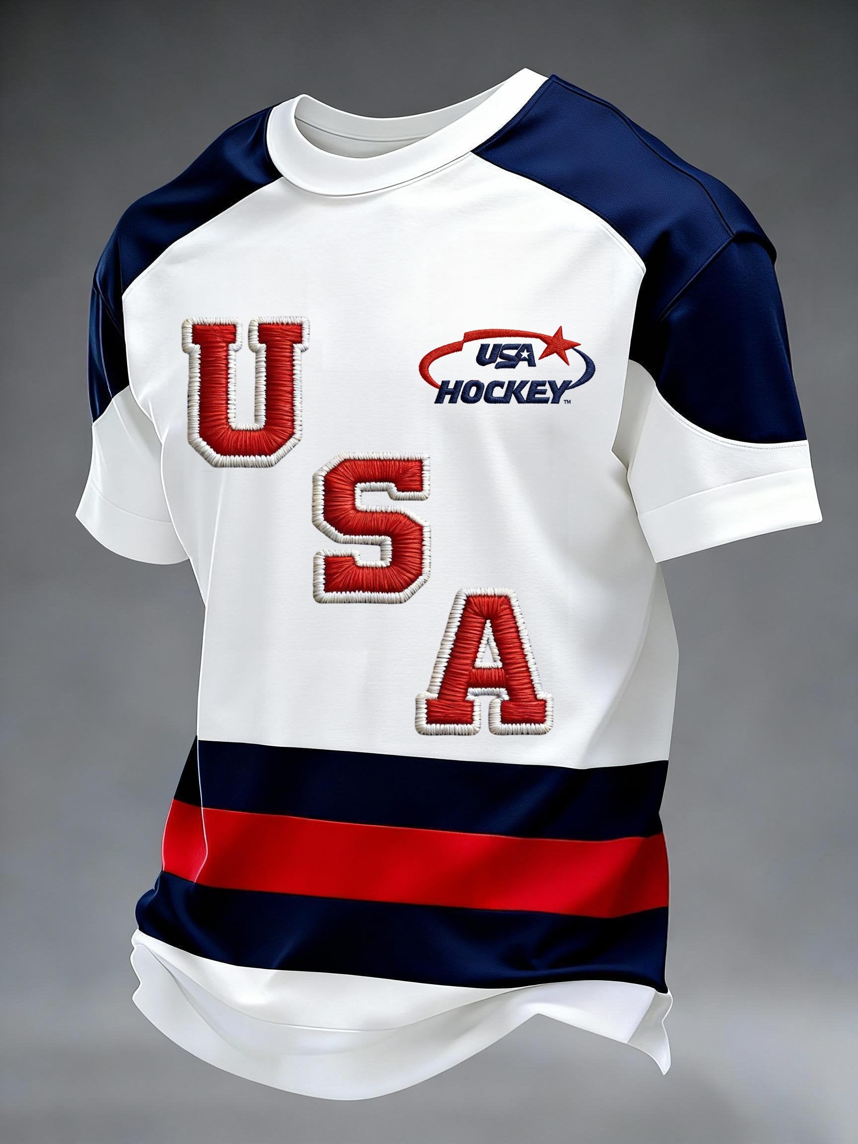 Men's USA Hockey Print Short-Sleeve T-Shirt