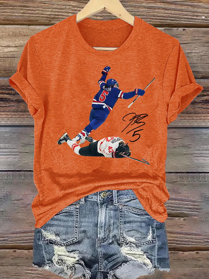 Women's  Funny Character Print T-Shirt