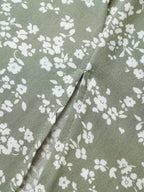 Bloom Dress - Flutter Sleeve Ditsy Floral Pocket Split Maxi Dress