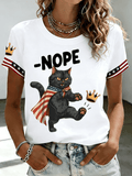 🔥Buy 3 Get 15% Off🔥Women's Clothing Without King Print Short-Sleeved T-Shirt
