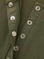 Supersoft Button Detail Fit And Flare T-Shirt