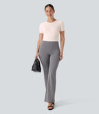 Seamless Flow Smoothing Adjustable Leg Straps Work Bodysuit-Easy Peezy