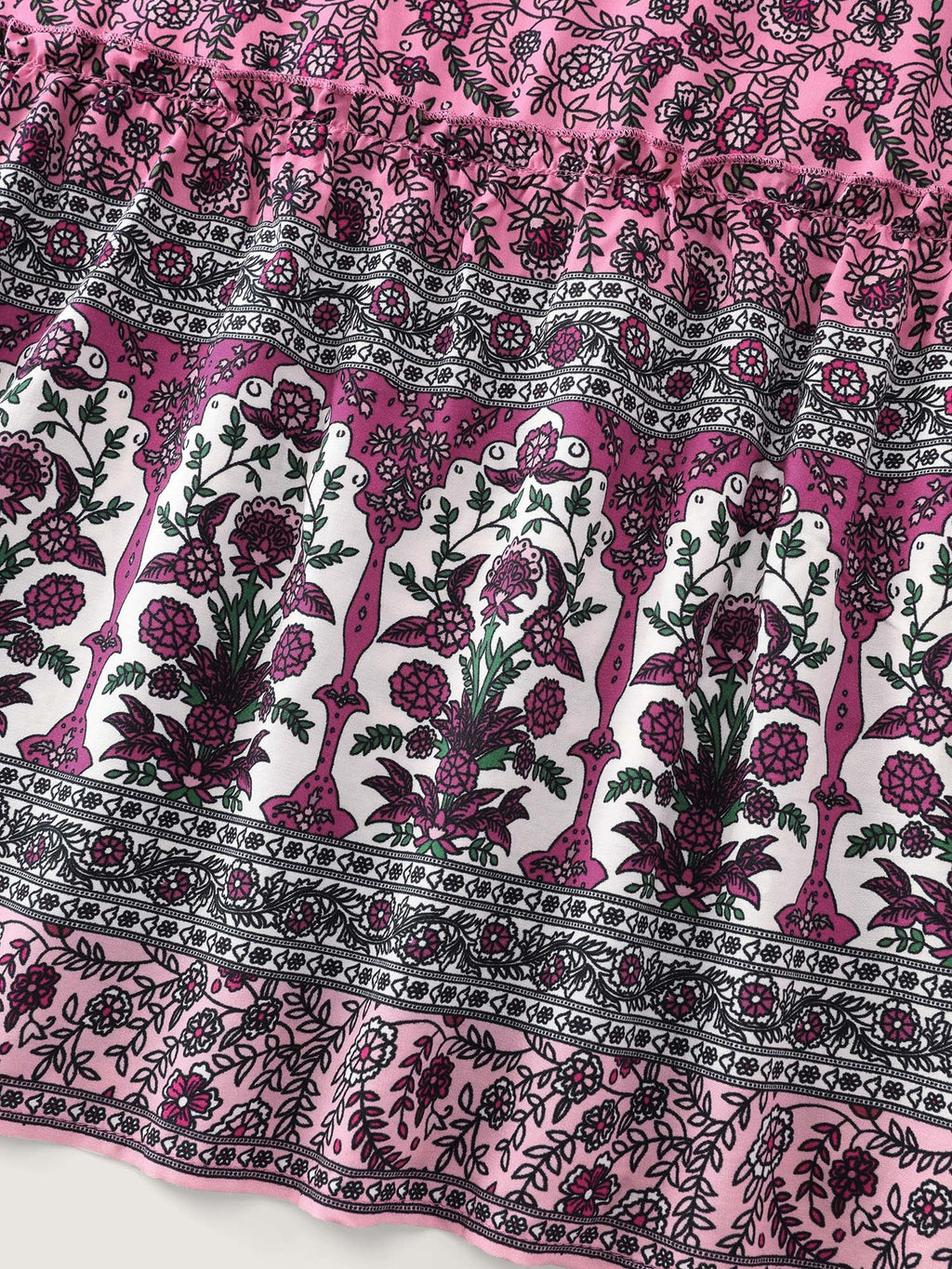 Supersoft Floral Color Contrast Print Maxi Dress