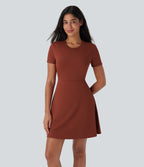 Cut Out Flare Mini Dance Active Dress-D/DD/DDD/F Cups