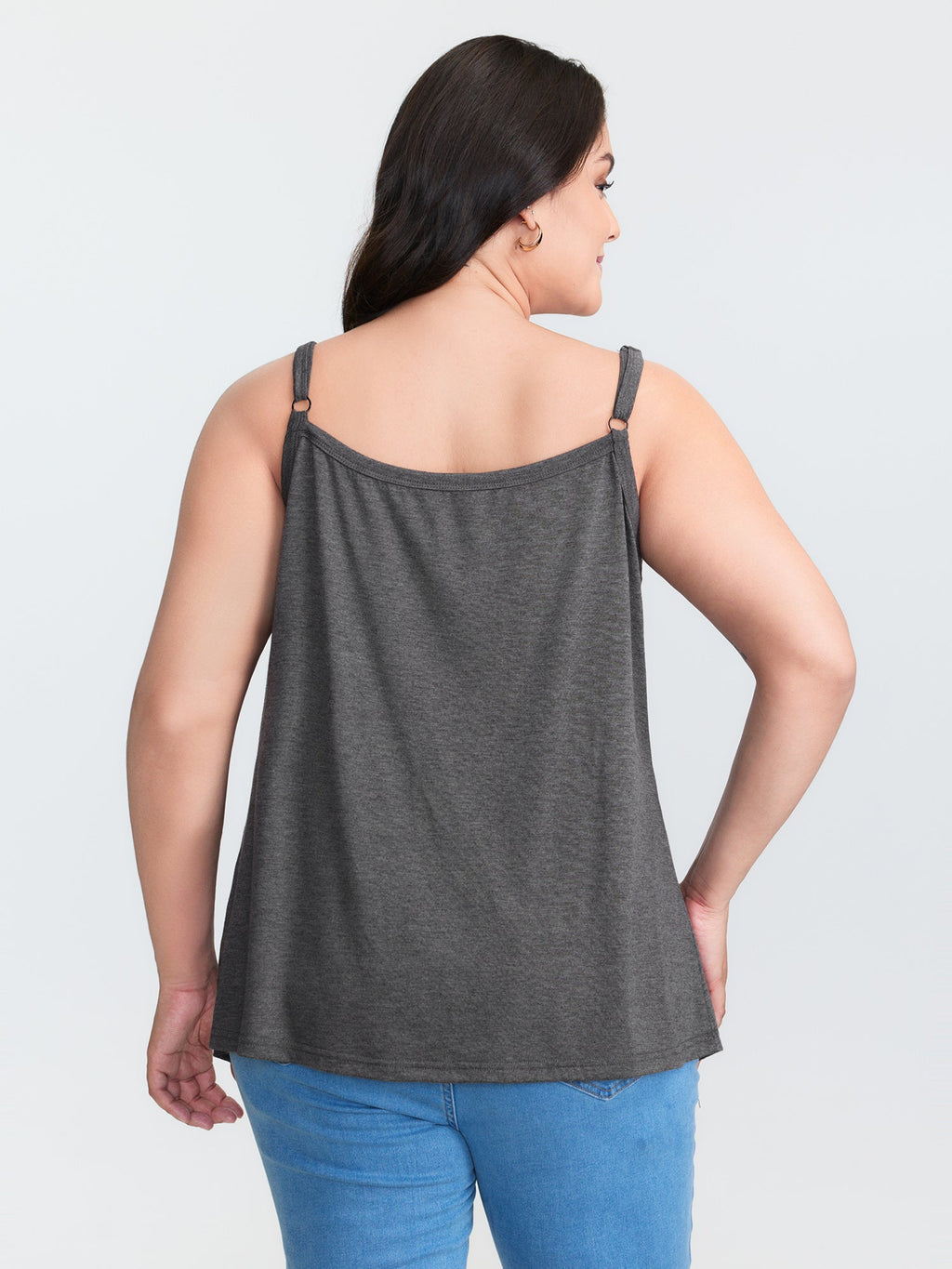 Supersoft Stretchy Pleated Tank Top