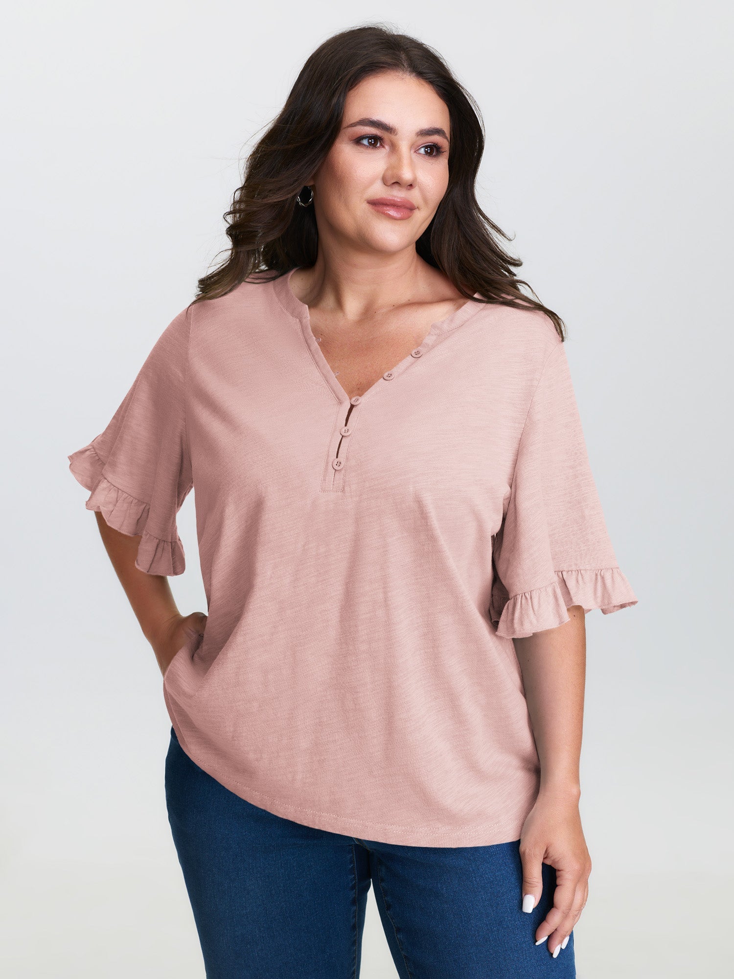 Pure Cotton Arm-Friendly T-Shirt