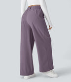 2026🔥 FlexTM High Waisted Pocket Straight Leg Work Pants