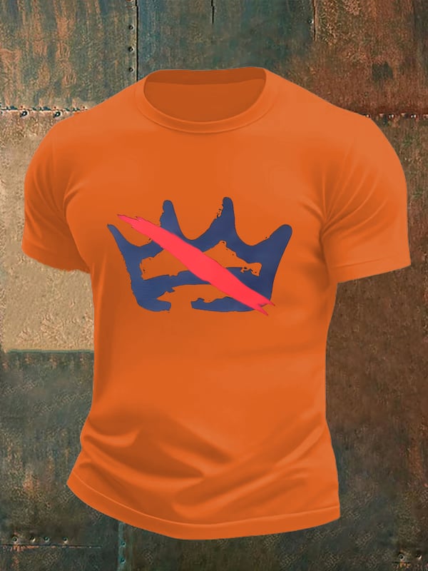 🔥Buy 3 Get 15% Off Men's America has no kings print  T-Shirt