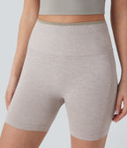 Seamless Flow High Waisted Scrunch Butt Lifting Yoga Biker Shorts 5''
