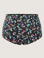 Colorful Floral Print Drawstring Swim Dress