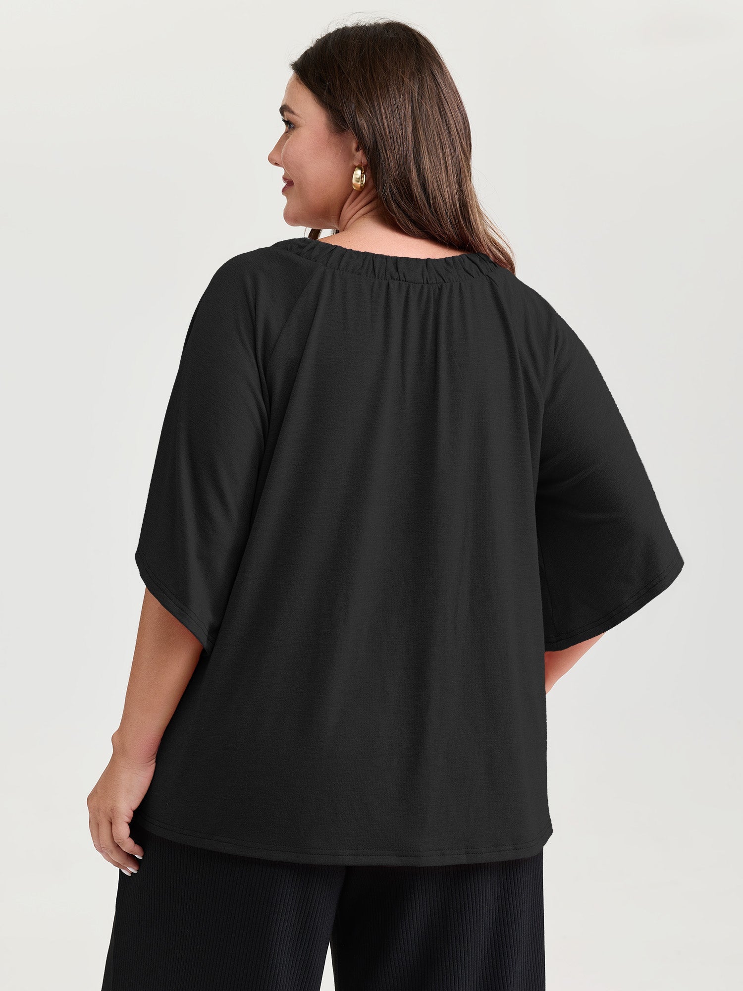 Supersoft Bust-Friendly Flowy Plain Top