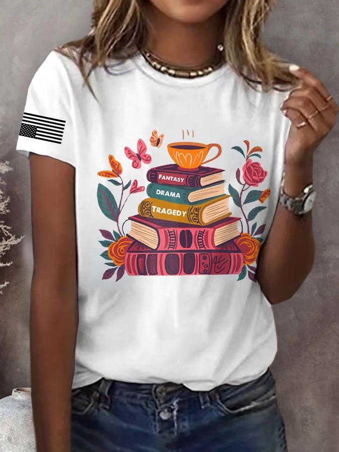 🔥Buy 3 Get 15% Off🔥Retro Fantasy Drama Tragedy Print T-Shirt