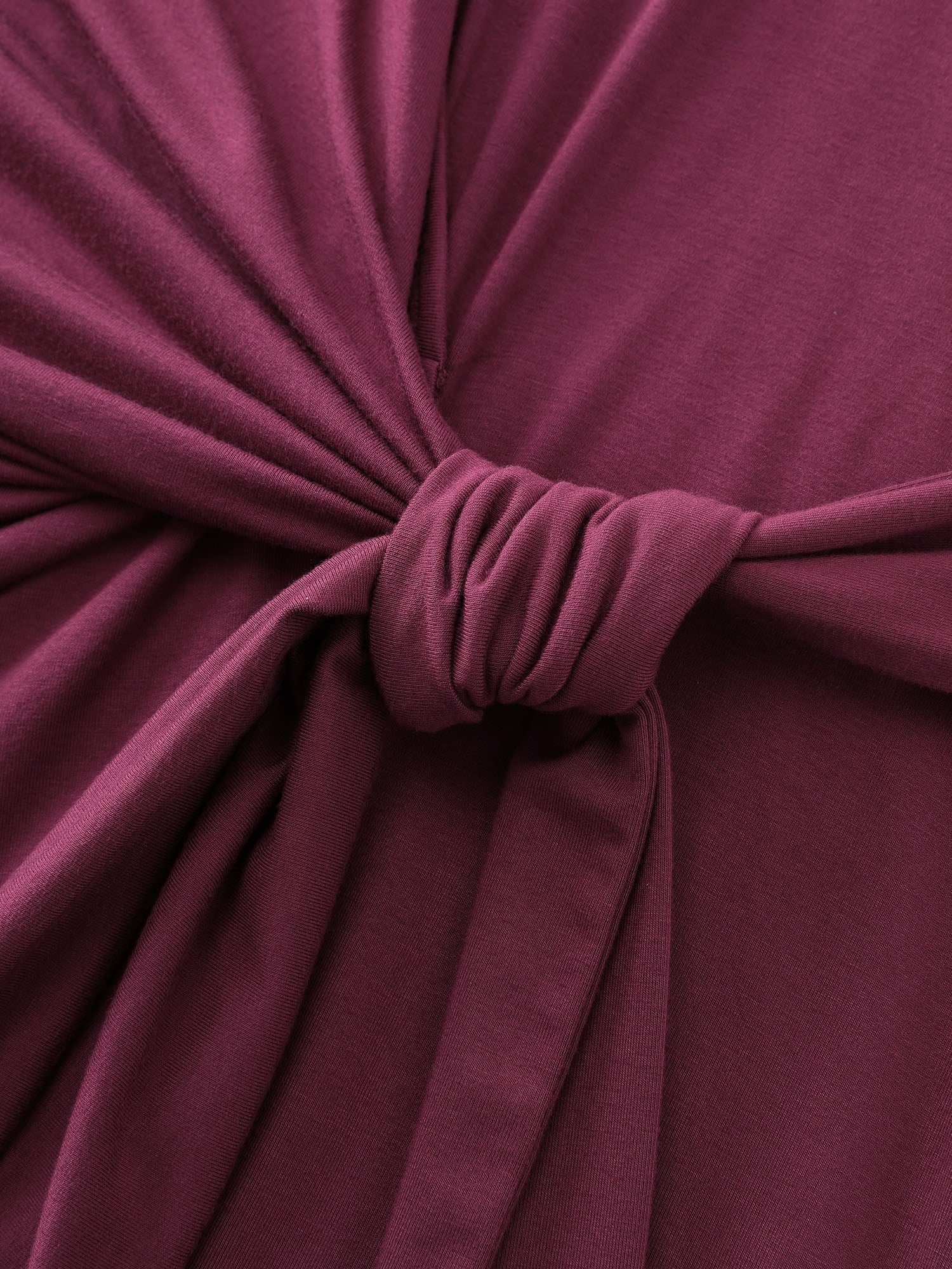 Supersoft Draped Side-Tie T-Shirt