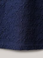 Back Bow Tie Textured Top