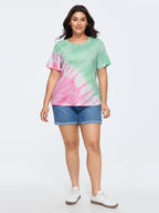 Supersoft Tie-Dye Effect Stretchy T-Shirt