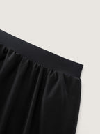 Curvy Hem Layered Swim Shorts