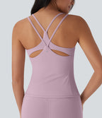 UltraSculptTM Cool Quick Dry Molded Cups Yoga Cami Top-UPF50+