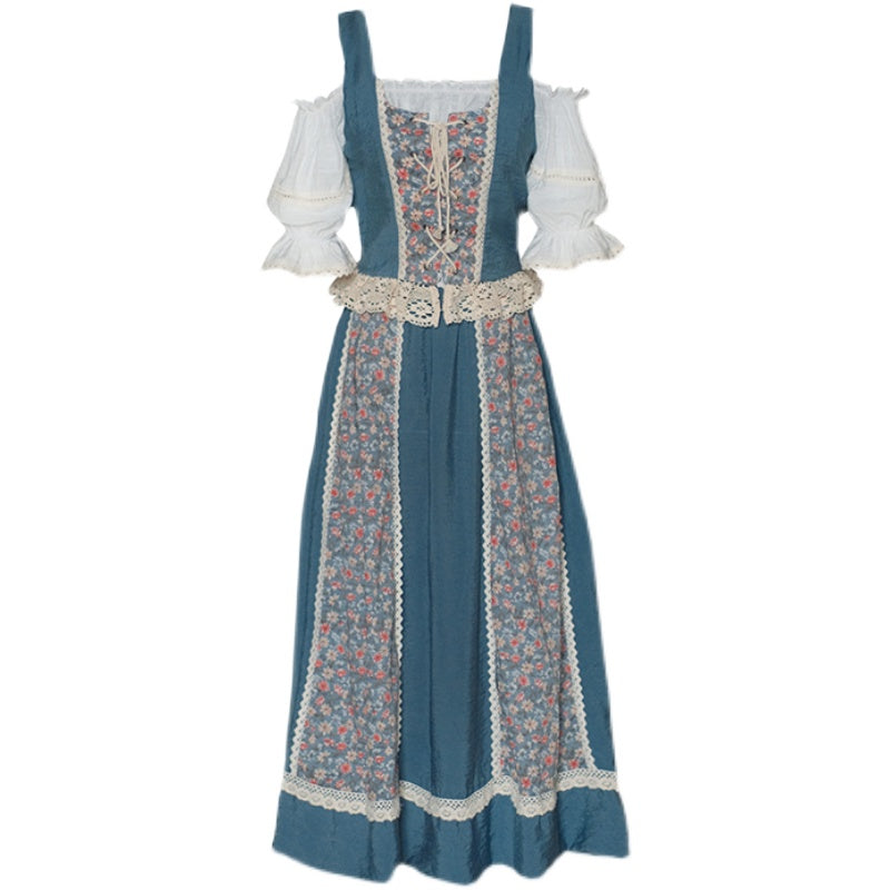 Countrycore Vintage Lace Floral 2Pcs Set