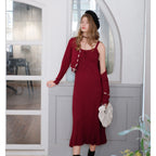 Retro Style Knitted Set