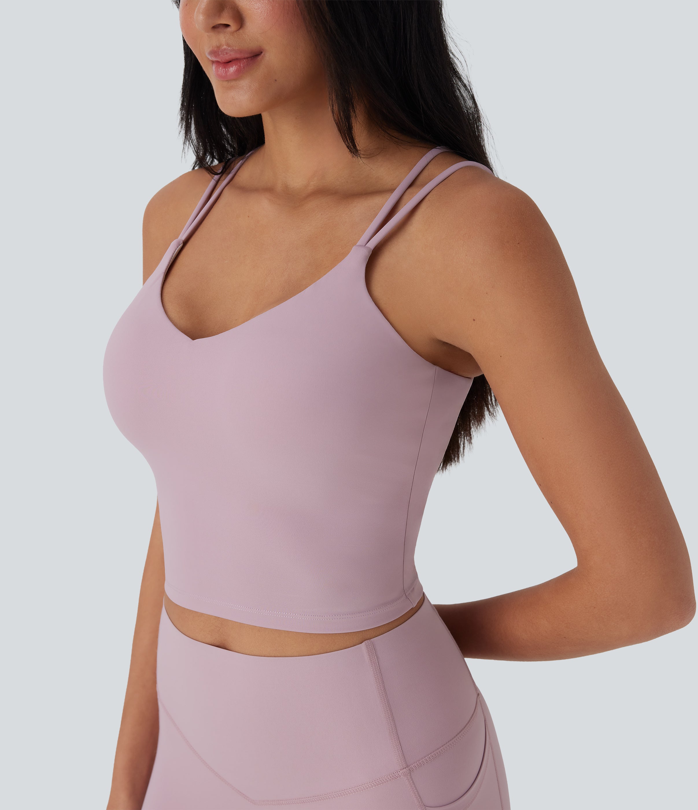 UltraSculptTM Cool Quick Dry Cropped Yoga Tank Top-UPF50+