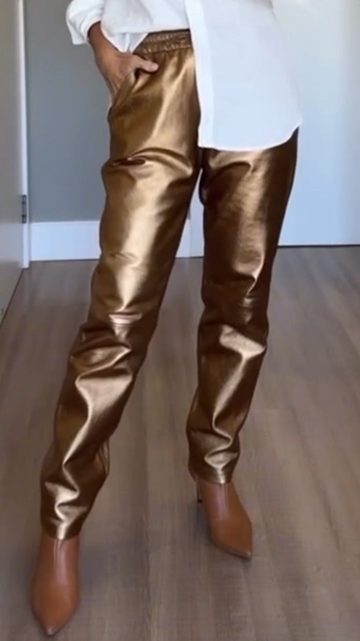 Ladies Drawstring Casual Pants