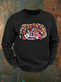 Men's  Funny Character Print  Sweatshirt