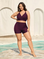 Sculpting Pockets Solid Swim Shorts