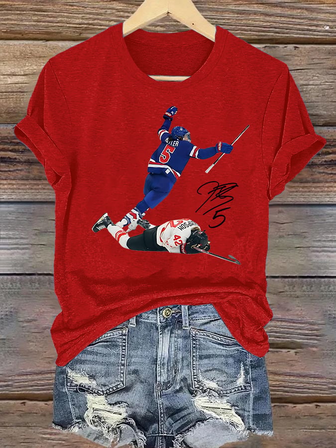 Women's  Funny Character Print T-Shirt