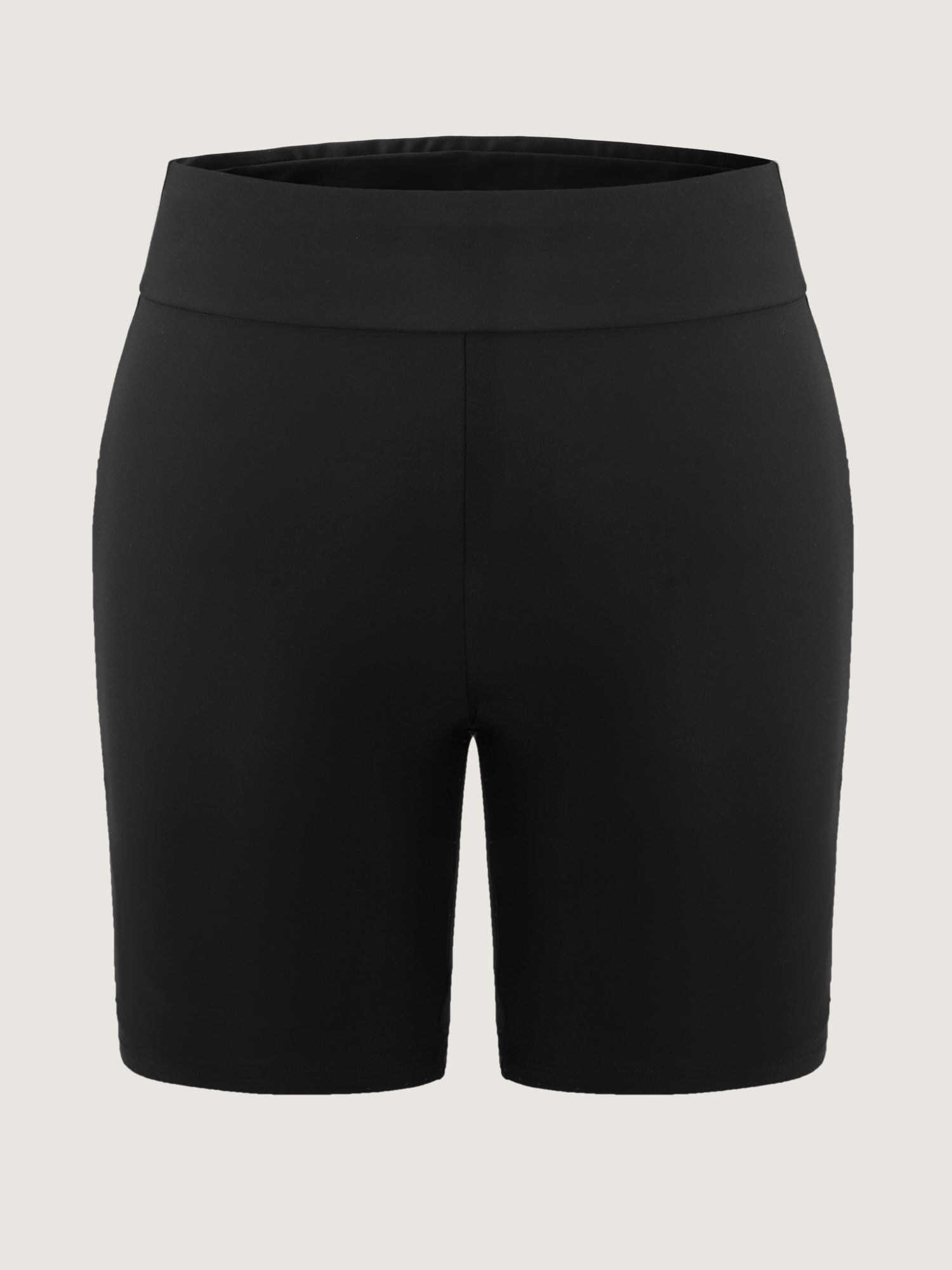 High-Waist Pocket Swim Bottoms