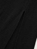 Breathable Boho Embroidered Waistband Maxi Dress