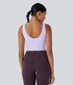 Seamless Flow Cropped Yoga Tank Top