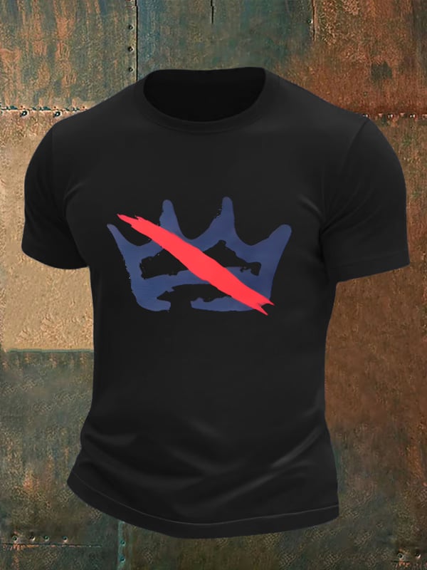 🔥Buy 3 Get 15% Off Men's America has no kings print  T-Shirt
