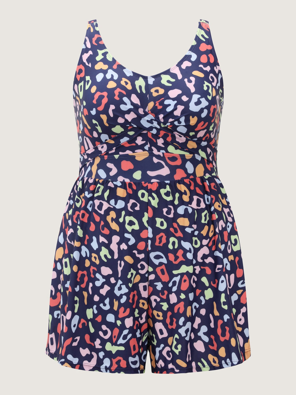 Leopard Print Chlorine Resistant One-Piece Swimsuit