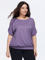 Supersoft Cut-Out Shoulder T-Shirt