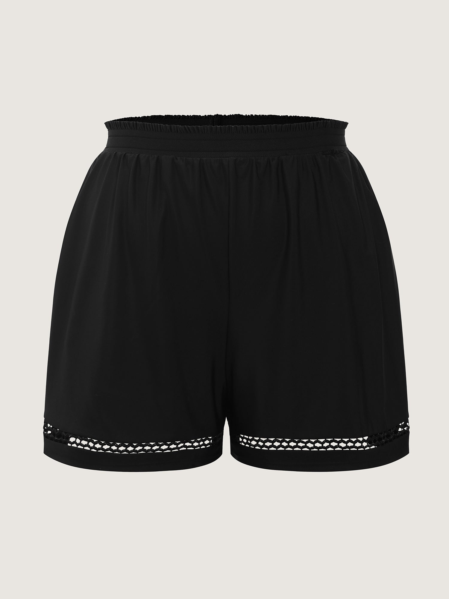 Cut-Out Side Pockets Swim Shorts