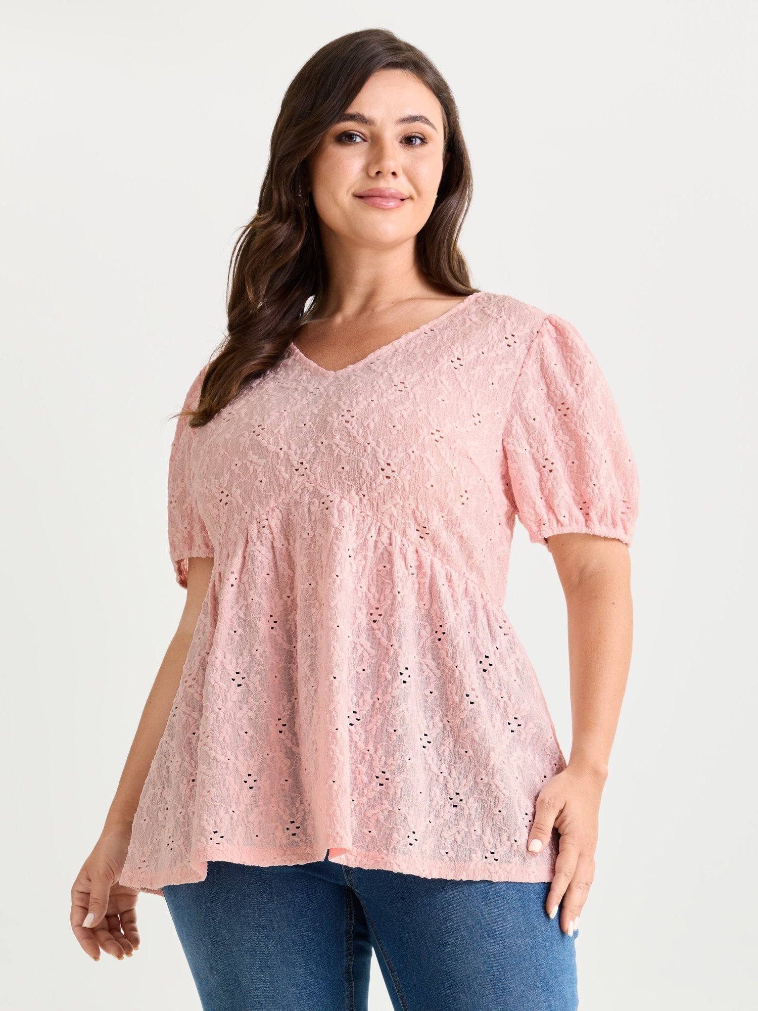 Back Bow Tie Textured Top