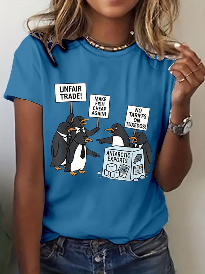 🔥Buy 3 Get 15% Off🔥Women's Hands Off Print T-Shirt