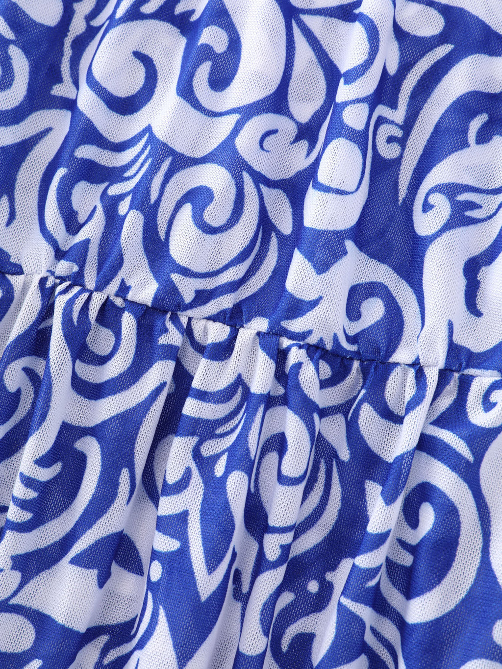 Sarong Set Geometric Print Mesh One-Piece Swim