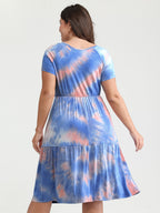 Supersoft Tie-Dye Pockets Midi Dress