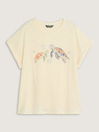 Supersoft Happy Turtle Print T-Shirt