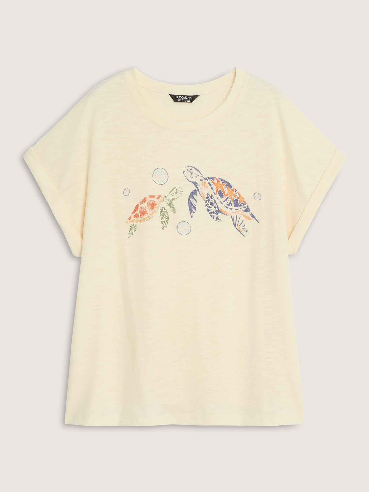 Supersoft Happy Turtle Print T-Shirt