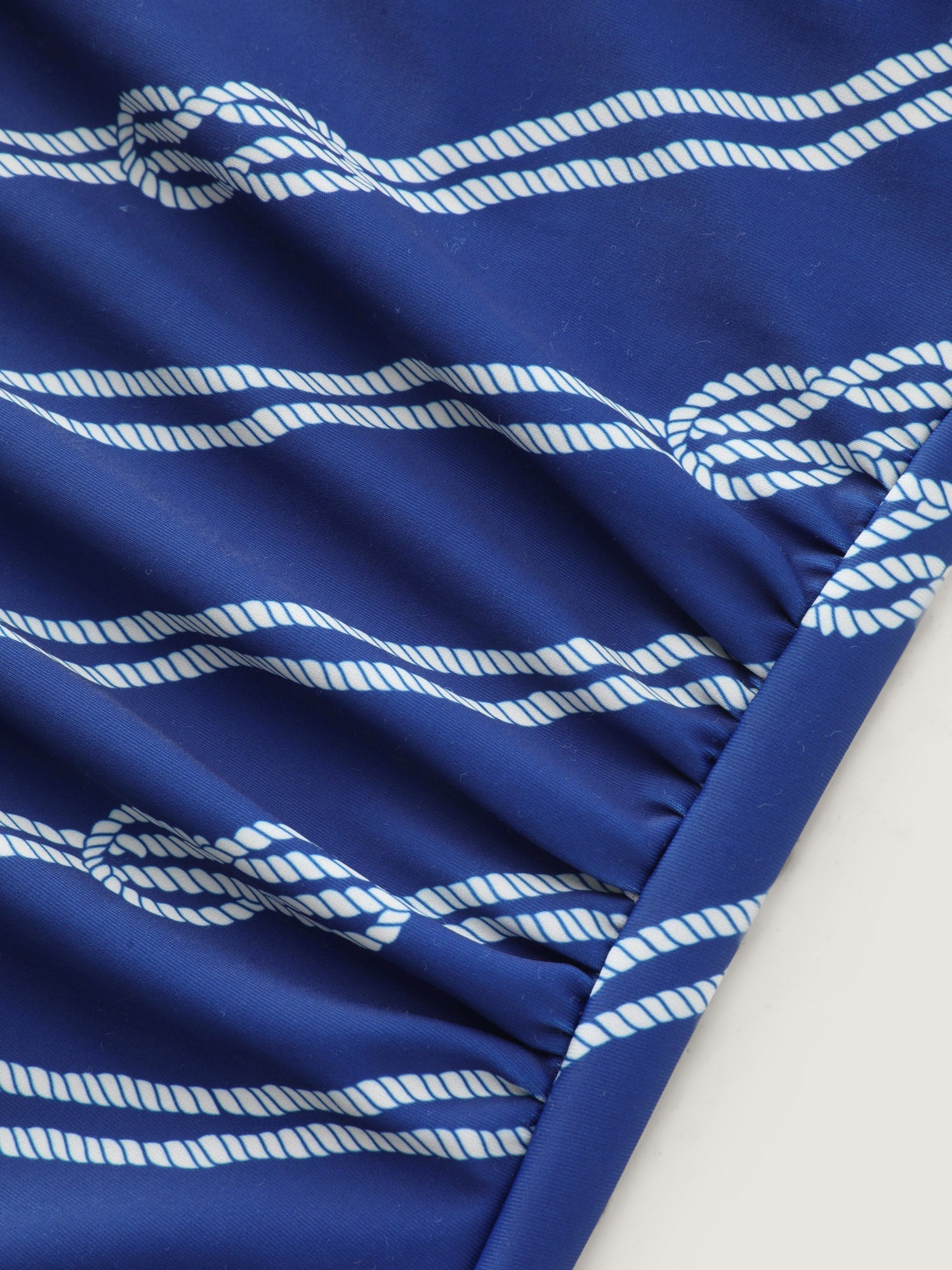Geometric Print Tummy-Control One-Piece Swim