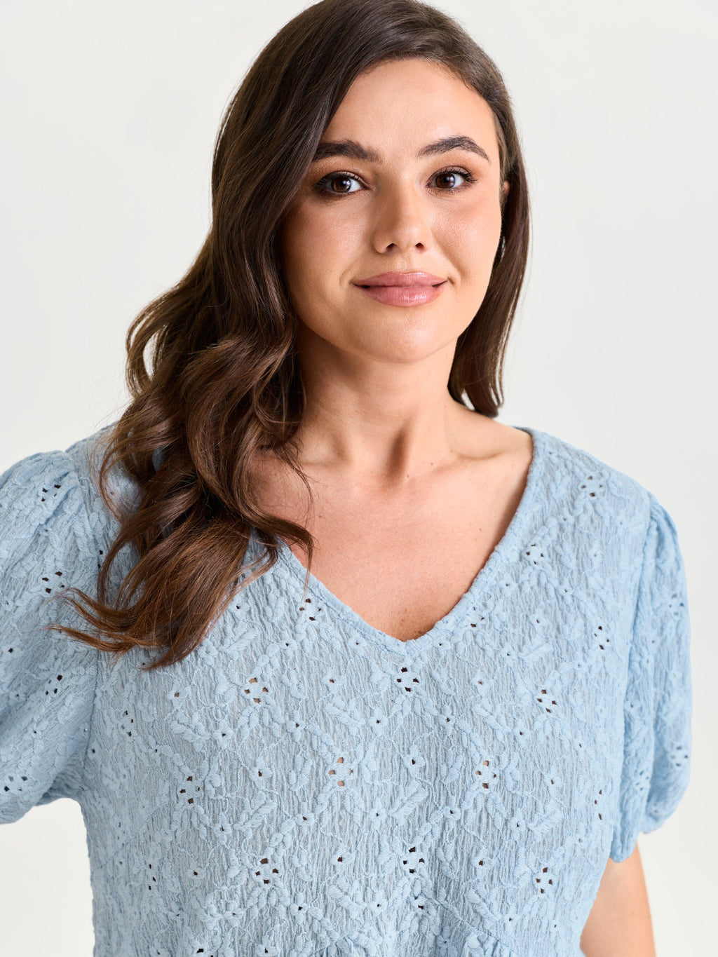 Back Bow Tie Textured Top