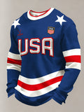 Men's Ice Hockey Print T-Shirt