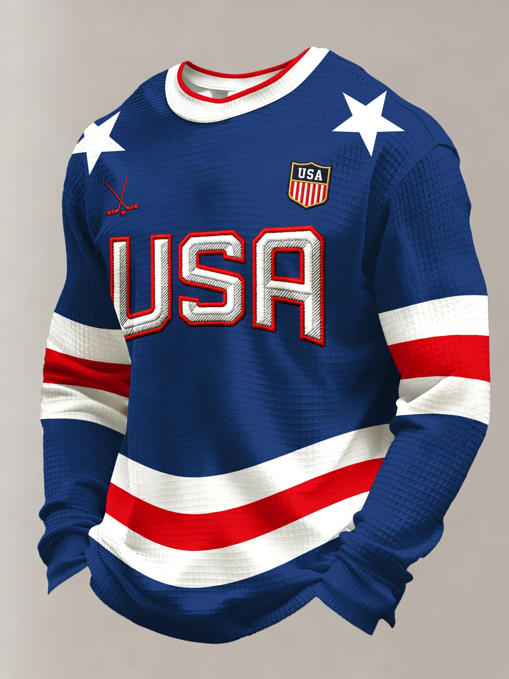 Men's Ice Hockey Print T-Shirt