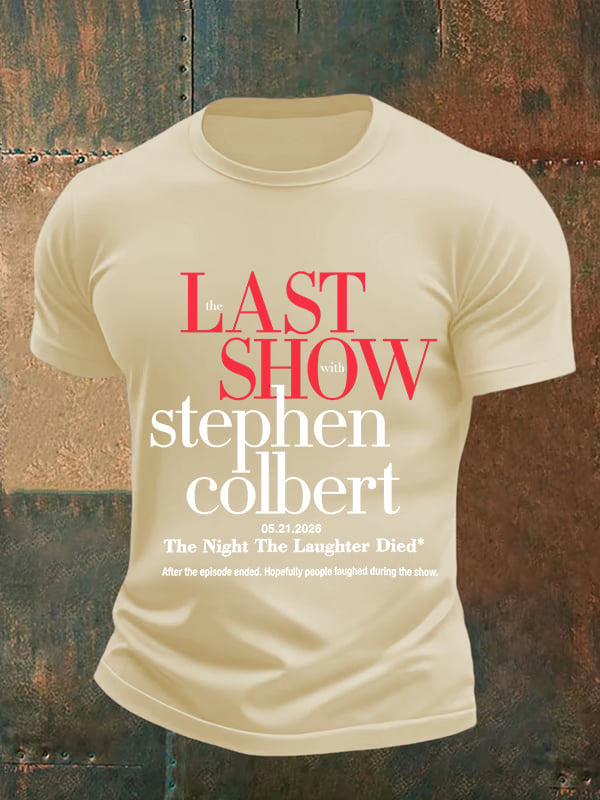 🔥Buy 3 Get 15% Off🔥Men's Retro Last Show Print T-Shirt
