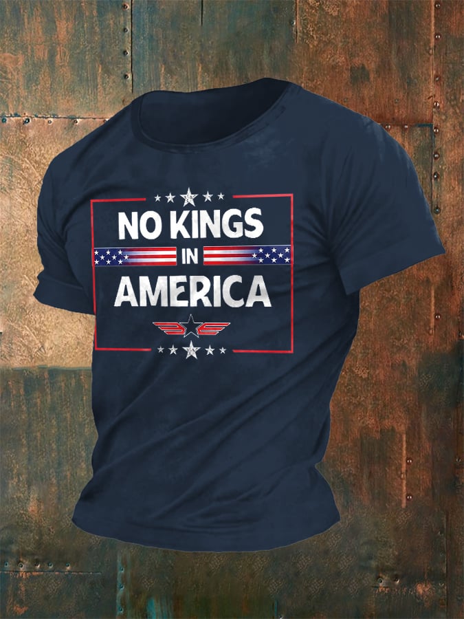 🔥Buy 3 Get 15% Off🔥Men's Casual Fashion American Kingless Print T-Shirt