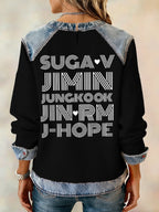 Women's Leisure  Print Sweatshirt